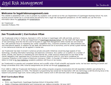 Tablet Screenshot of legalriskmanagement.com